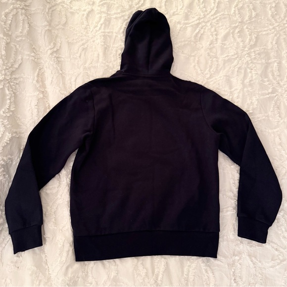 Lacoste Cotton Hoodie Navy Sz Medium - Picture 5 of 5